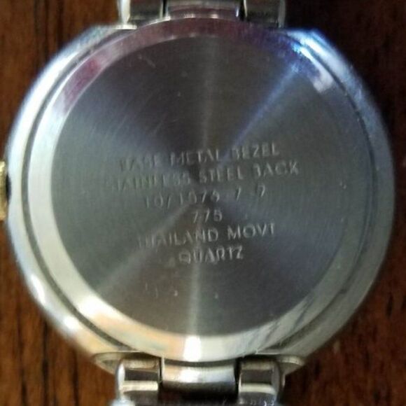 Anne Klein Two Tone Quartz Watch Works fits 6 1/2" Wrist - Picture 2 of 9